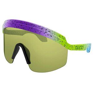 NWT GUCCI SUNGLASSES PURPLE GREEN WOMEN EYEWEAR GUCCI